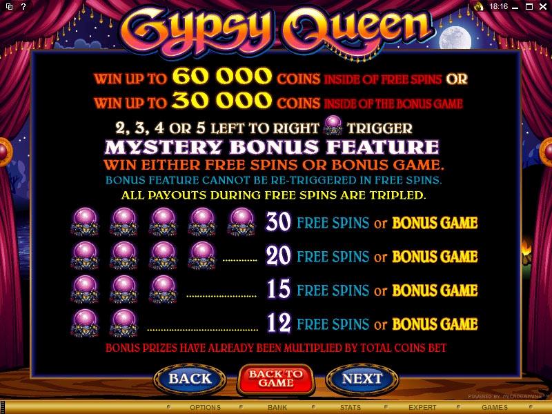 Gypsy Queen Video Slot Games