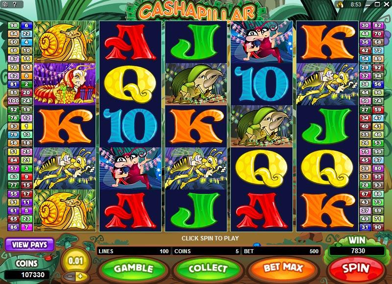 Cashapillar Video Slot Games